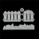 2Pcs Fence Design Metal Cutting Die For DIY Scrapbooking Album Paper Card BX