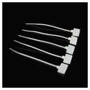 100Pcs Zip Ties Write On Ethernet RJ45 RJ12 Wire Power Cable Label Mark Tag