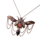 2Pcs Amazing Dragonfly Beetle Shaped Rock Gear Steampunk Pendant Necklace