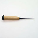 2Pcs Professional Leather Wood Handle Awl Tools For Leathercraft Stitching