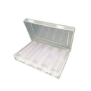 100pcs 30mm Clear Round Plastic Coin Capsule Container Storage Box Holde JQQ
