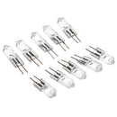 10X G4 Warm White JC Halogen Capsule Bi-Pin Light Bulb Lamp Clear 10 Watt 1