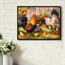 DIY 5D Diamond Embroidery Painting Farm Chicken Coop Decor Craft Home Deco OZ