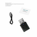 1X Bluetooth 5.0 USB Wireless Audio Music Stereo Adapter Dongle receiver Black