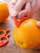 Orange Citrus Peelers Cosmer Set of 15 Plastic Easy Slicer Cutter Peeler Opener