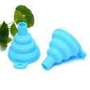 5Pcs Foldable Mini Silicone Collapsible Funnels Convenient Storage Kitchen T Kw