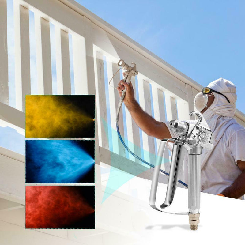3600 PSI Airless Paint Spray Gun High Pressure Tip Spraying Machine (Red)