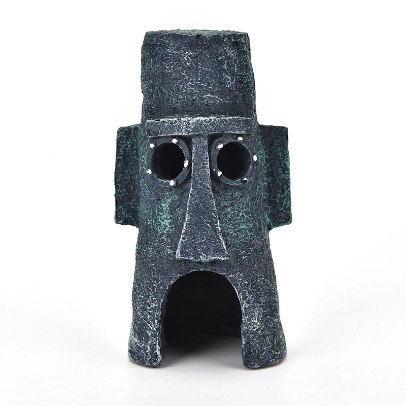 Aquarium Landscaping Decoration SpongeBob House Aquatic Fish Tank Ornament FT