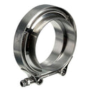 Stainless Steel V Band Flat Flange Clamp Kit Assembly - 3 Inch Inner 76mm V E2R9