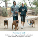 Double Dog Leash Braided Tangle Dual Leash Coupler For Walking Dogs Double