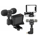 Mini Stereo Microphone 3.5mm Mic Kit for Go Pro Hero 3/3+/4 Sports Camera