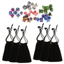 7X 7-Die Polyhedral Dice For Dungeons And Dragons DND RPG MTG Dice Game Dice