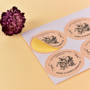 30x/5sheet Seal Stickers Gift Seal Stickers for Homemade Bakery Gift PackaginJ,a