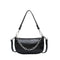 Stone Leather Shoulder Handbags Women Chain Armpit Messenger Bags (Yellow) A