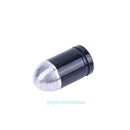4pcs Black Aluminum Bullet Style Car Tyre Tire Wheel Valve Stems Caps Dust Cover