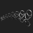 40 Pcs/Set Fishing Rod Guides Tip 8 Sizes Pole Repair Kit Line Rings Eyes S B5R8