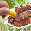 10pcs/set Stainless Steel Corn Holder Skewers BBQ Grill Prongs Fruit Forks