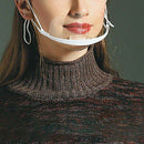 1pc Reusable Anti-Fog Clear PET Mouth Shield for Restaurant Beauty Salon A