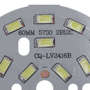 12W Round 5730 SMD Lamp Plate 24 LED Super Bright LED Chip Light LED Bulb L V9E2