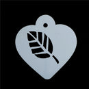 Excellent Rose Flower Leaf Cake Stencil Wedding Coffee Cupcake Cookie Decor TO