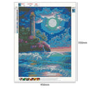 5D DIY Full Drill Diamond Painting Night View Cross Stitch Embroidery Kits
