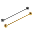2pcs Copper Collar Bar Clip Clasp Fashion Mens Wedding Suit Jewelry Pin
