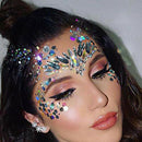 6 Sets Face Gems Rhinestone Mermaid Face Jewels Tattoo - Face Crystal Stick E9R9
