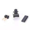 Round Electronic Lucky Rotary Suite CD4017 NE555 Self DIY LED Light Kit Parts Z