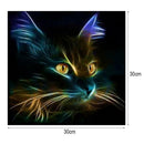 5D Square Diamond Embroidery Painting Rhinestone DIY Craft Cat Room Decor