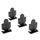 4pcs Steel Human Silhouette Target Set 7 x 5cm for Shooting Hunting Practice