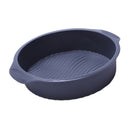 Round Cake Mold Pan Bakeware Tray Silicone Mould Pastry Maker, 11.4 x 9.6 x