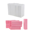 Lots 20 Nail Pedicure Filing Buffer Block UV Gel Nails Files Foam White+Pink