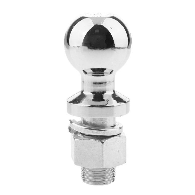 Trailer Hitch Tow Ball For Towing 2" Diameter Chrome Adjustable 6000 lbs