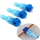 120X Red/Blue/Yellow Plastic Car Audio Quick Splice Wire Connector AWG Kits