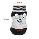 2Set Elastic Pet Puppy Socks Protect Pets Paw Non-slip Bottom Gifts Size S+L