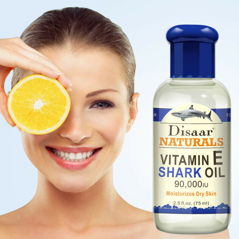 Disaar Naturals Vitamin E Shark Oil Moisturizes Dry Skin Whitening, Moistur J3M8