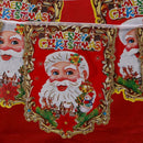 Cartoon Santa Claus Hanging Flags Noel Banner Pennant Christmas Decorations