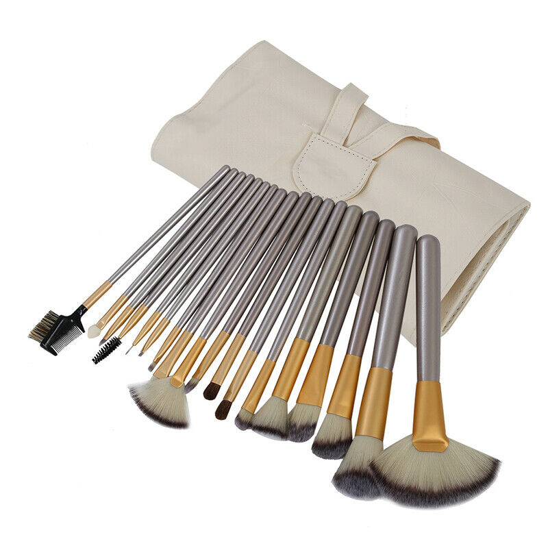 18 pcs Professional Makeup Brush Brush Set Foundation Eyeshadow Beige O3N3