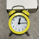 Portable Cute Mini Round Battery Alarm Clock Desktop Table Bedside Clocks DeZ3F5
