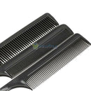 10Pcs Black Pro Salon Hair Styling Hairdressing Plastic Barbers Brush Combs Set