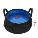 8.5L Outdoor Portable This Washbasin Wash Camping Folding Pot Camping Cookw C9Q2