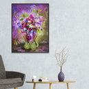 5D DIY Full Drill Diamond Painting Flowers Cross Stitch Embroidery Mosaic