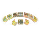 10 Pcs 25x25x16mm 90 Degree Metal Right Angle Bracket Shelf Support OZ