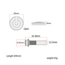 Transducer Endpin Plug Pickup for Acoustic Folk Classical Guitar Parts 1/4inch