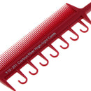 Red Professional Sectioning Weave Highlight Highlighting Salon Hair Comb