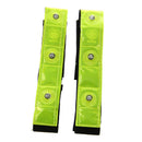 2 x Reflective Band Arm Leg Strap Belt 4 LED Light Cycling Running Jogging A1W4