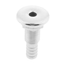 1/2" Hose Barb Cast Stainless Steel Barbed Marine Boat Thru Hull Fitting