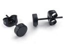 Jewelry Men's Earrings, 4mm Circle Ear Studs, 2pcs (1 Pair), Stainless Stee F3A1