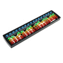 Plastic 17 Digits 5 Colors Beads Arithmetic Learning & Teaching Tool Abacus