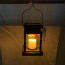 Garden Solar Lantern Decorative Candle Light for Patio Table Holiday Lamp